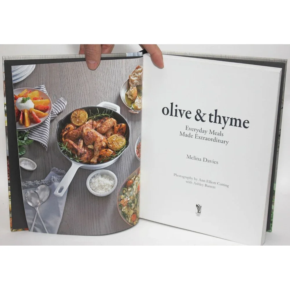 OLIVE & THYME: Everyday Meals Made Extraordinary MELINA DAVIES 2020 Cookbook HC